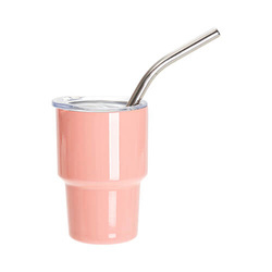 Bicchiere in acciaio inox per sublimazione - corallo