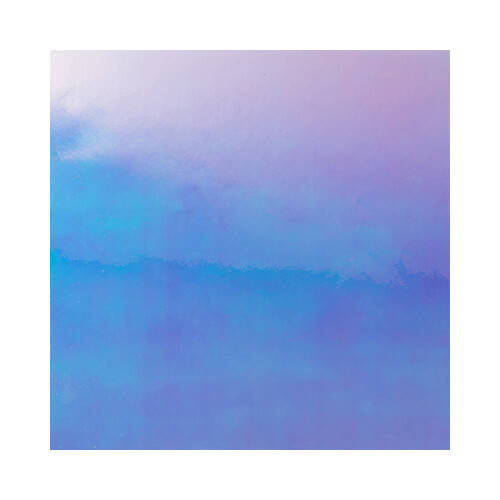 Un foglio di pellicola autoadesiva - arcobaleno azzurro