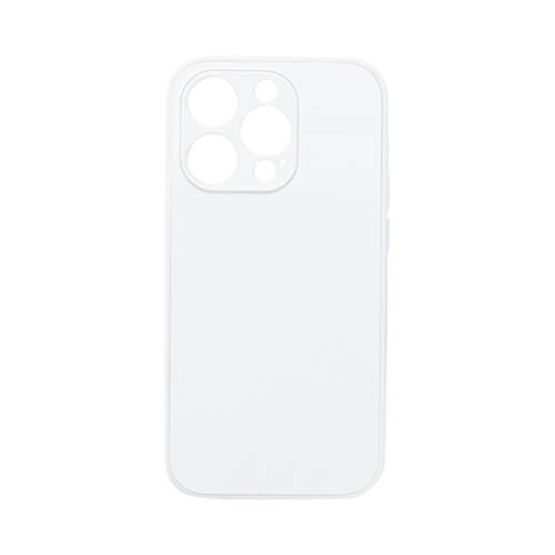 Custodia in plastica bianca per iPhone 14 Pro per sublimazione