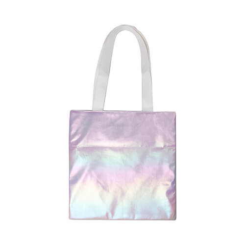 Sacchetto 34 x 36 cm per sublimazione - effetto holo - viola