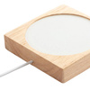 Base quadrata in legno per lampada a LED