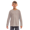 Maglietta per giovani Solar a mianiche lunghe per Sublimazione – Arctic Gray