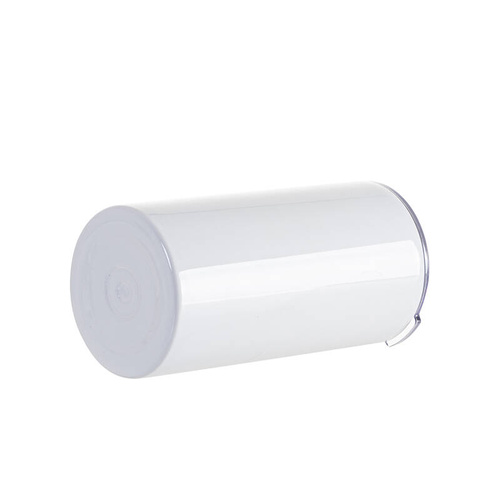 Set di 4 tazze con coperchio richiudibile e cannuccia 600 ml per la stampa