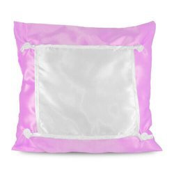 Copricuscino ECO rosa chiaro 40 x 40 cm per sublimazione di trasferimento termico