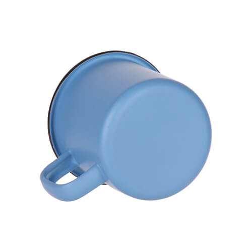 Tazza smaltata da 360 ml per sublimazione - Blu opaco