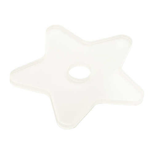 Targhetta portanome in acrilico per sublimazione - stella