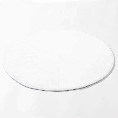 Zerbino rotondo a sublimazione in flanella