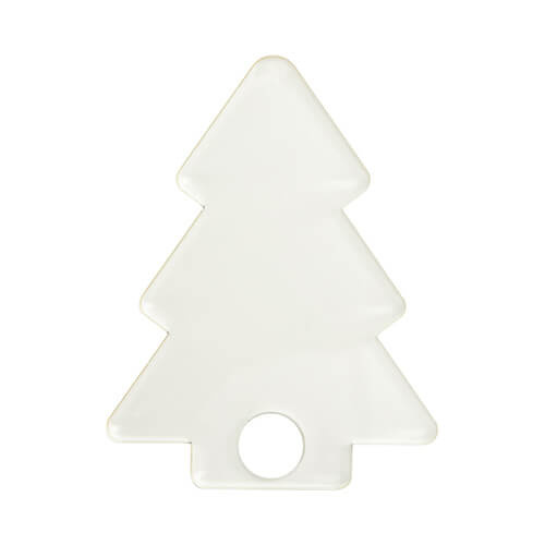 Targhetta in acrilico per tazza da 1200 ml per sublimazione - Albero di Natale