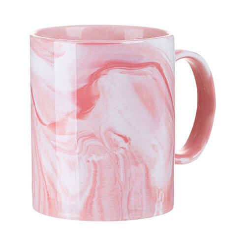 Tazza 330 ml per sublimazione - marmo rosa