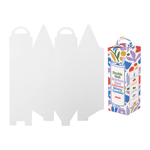 Confezione decorativa per sublimazione - 7,7 x 7,7 x 25 cm