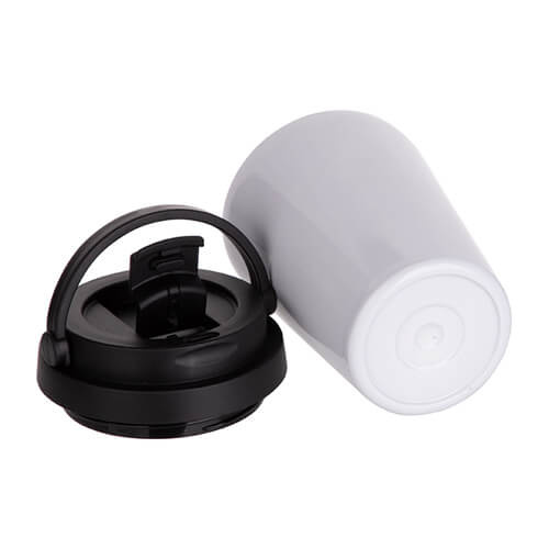 Tazza da 350 ml in acciaio inossidabile per sublimazione - bianco