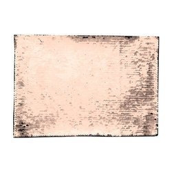 Patch paillettes bicolore da sublimare - rettangolo col. "champagne"