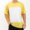 T-shirt Cotton-Like Bleached Starry Yellow per sublimazione