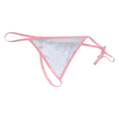 Perizoma da donna per sublimazione con bordo rosa