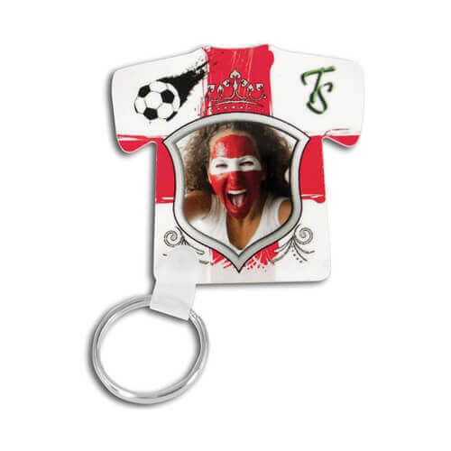 Portachiavi - camicia - Trasferimento termico a sublimazione