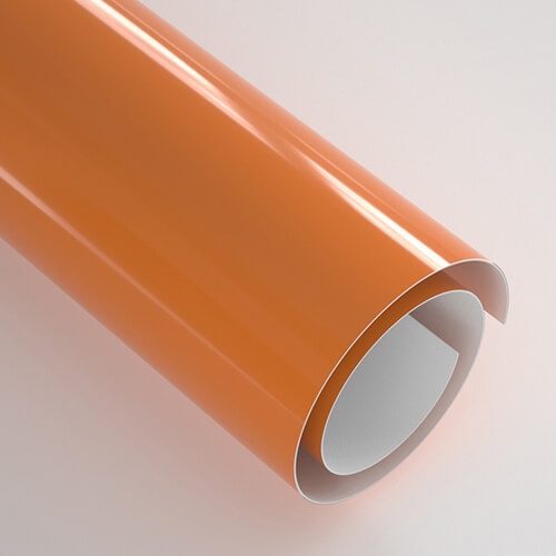 Pellicola autoadesiva 30,5 x 30,5 cm - 20 fogli - Glossy Tangerine