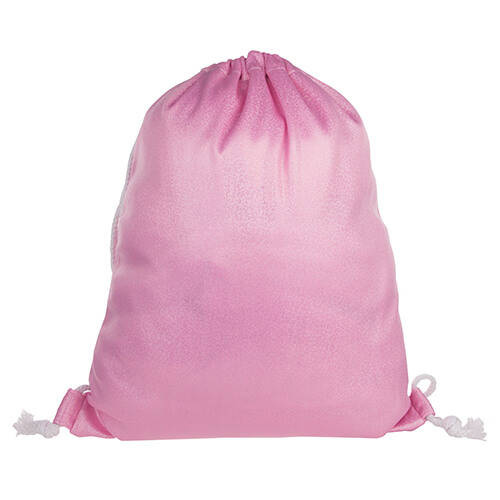 Borsa posteriore glitter 33 x 42 cm per sublimazione - rosa