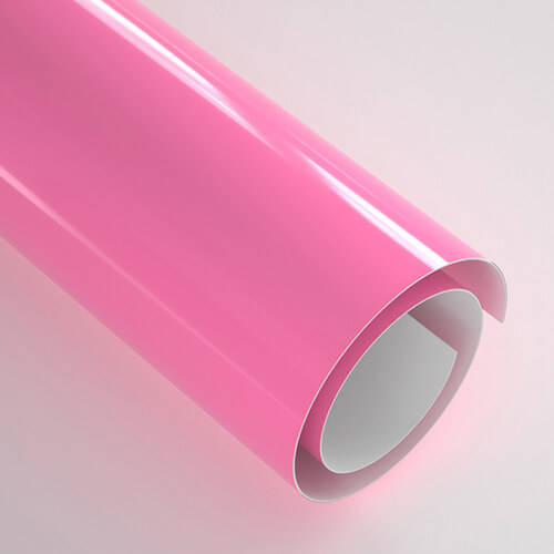 Pellicola autoadesiva 30,5 x 30,5 cm - 20 fogli - Glossy Coral Pink