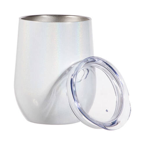 Tazza per vin brulè 360 ml per sublimazione - bianco cangiante