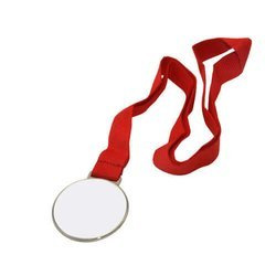 Medaglia Ø 6 cm / campo di stampa Ø 5 cm - argento - Da sublimare