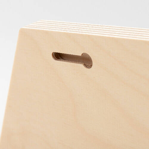 Portafoto esagonale in compensato per sublimazione - 17,8 x 20,3 cm