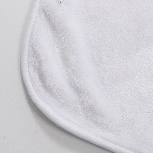 Coperta Minky con cappuccio 150 x 130 cm per sublimazione - bianca