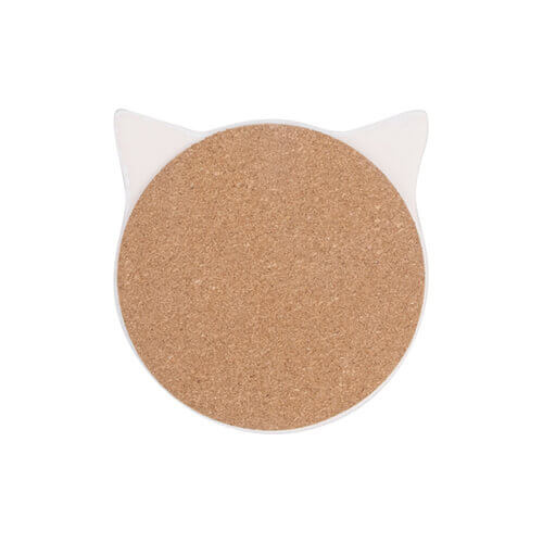 Sottobicchiere in ceramica Sublimazione Termostampa - gatto