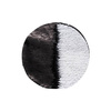 Patch paillettes bicolore da sublimare - cerchio nero Ø 19
