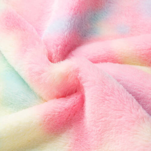 Federa colorata 40 x 40 cm in pile a pelo lungo e microfibra per sublimazione