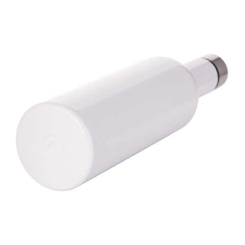 Bottiglia di vino in metallo 750 ml per sublimazione - bianca