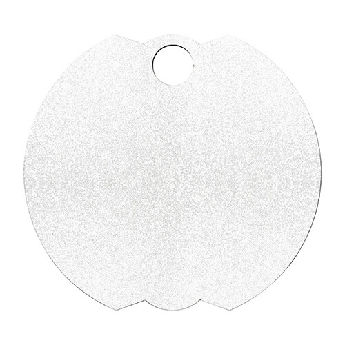 Targhetta con nome in fibra di legno con glitter per tazza da 1200 ml per sublimazione - bocciolo