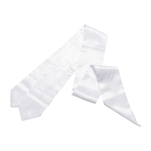Cravatta bianca 152 x 10 cm per sublimazione
