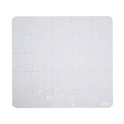 Puzzle di plastica 16 x 16 cm 25 elementi Trasferimento termico a sublimazione