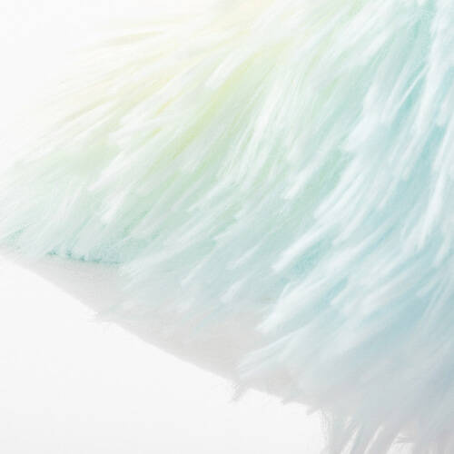 Federa colorata 40 x 40 cm in pile a pelo lungo e microfibra per sublimazione