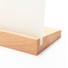 Cornice in vetro con base in legno con sublimazione - 15,2 x 20,3 cm