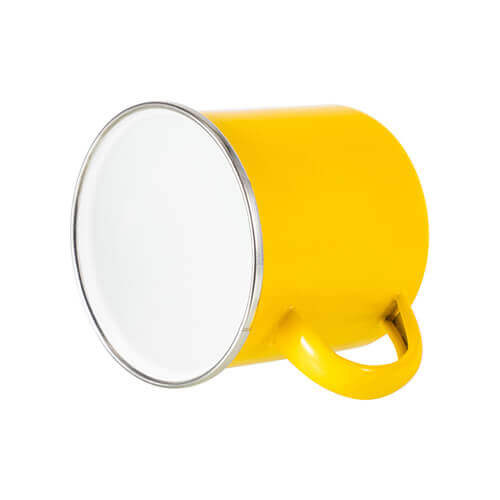Tazza in metallo 360 ml Sublimazione Termostampa - giallo