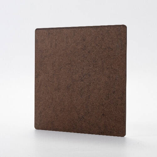 Pannello in fibra per sublimazione 20 x 20 x 0,3 cm - 2 pz. - dorso marrone scuro