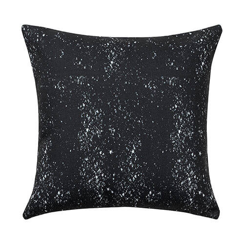 Federa in lino 40 x 40 cm Bleached Starry Black per sublimazione