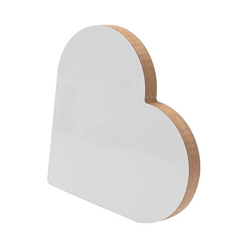 Cornice per foto - cuore in MDF per sublimazione - 25,4 x 25,4 cm