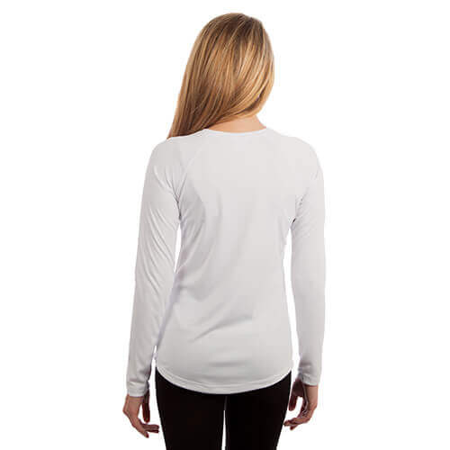 Maglietta Solar per la donna a maniche lunghe per Sublimazione – bianco