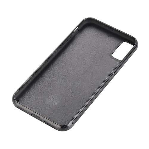 Custodia iPhone X nero in gomma Sublimazione trasferimento termico