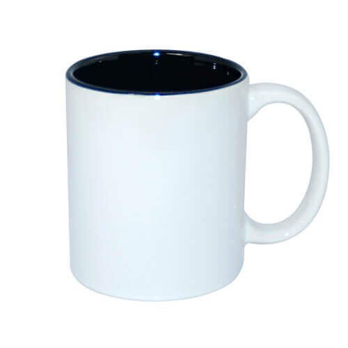 Tazza 330 ml con l'interno nero Sublimazione Termostampa