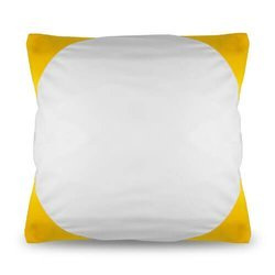 Copricuscino FUNKY di colore giallo 40 x 40 cm per sublimazione di trasferimento termico