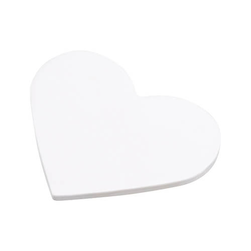 Tappetino in ceramica opaca per sublimazione - cuore