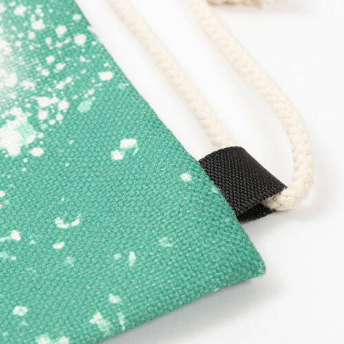Borsa posteriore Bleached Starry Green per sublimazione