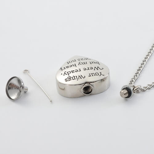 Collana a forma di cuore per sublimazione