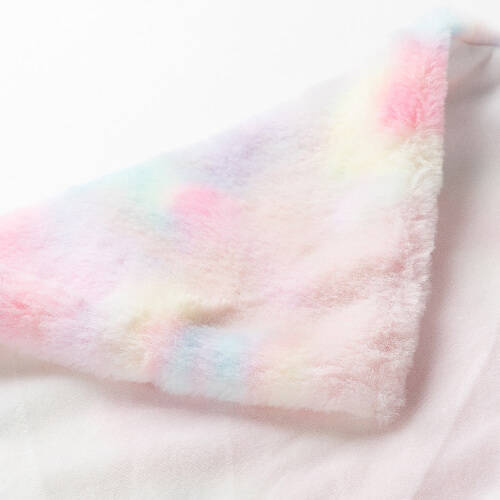 Federa colorata 45 x 45 cm in pile a pelo lungo e microfibra per sublimazione