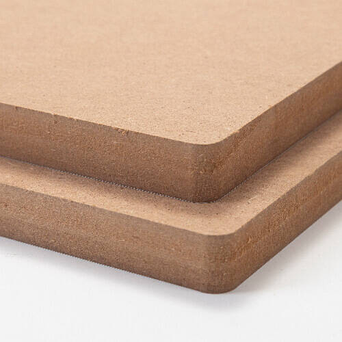 Pannello in fibra per sublimazione 20 x 20 x 1,5 cm - 2 pezzi. - dorso marrone chiaro