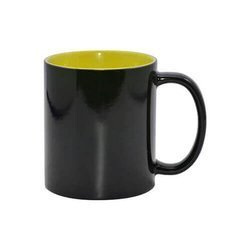 Tazza Magico – nero con l’interno giallo Sublimazione Termostampa