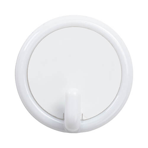 Un piccolo gancio di plastica per la sublimazione - cerchio bianco